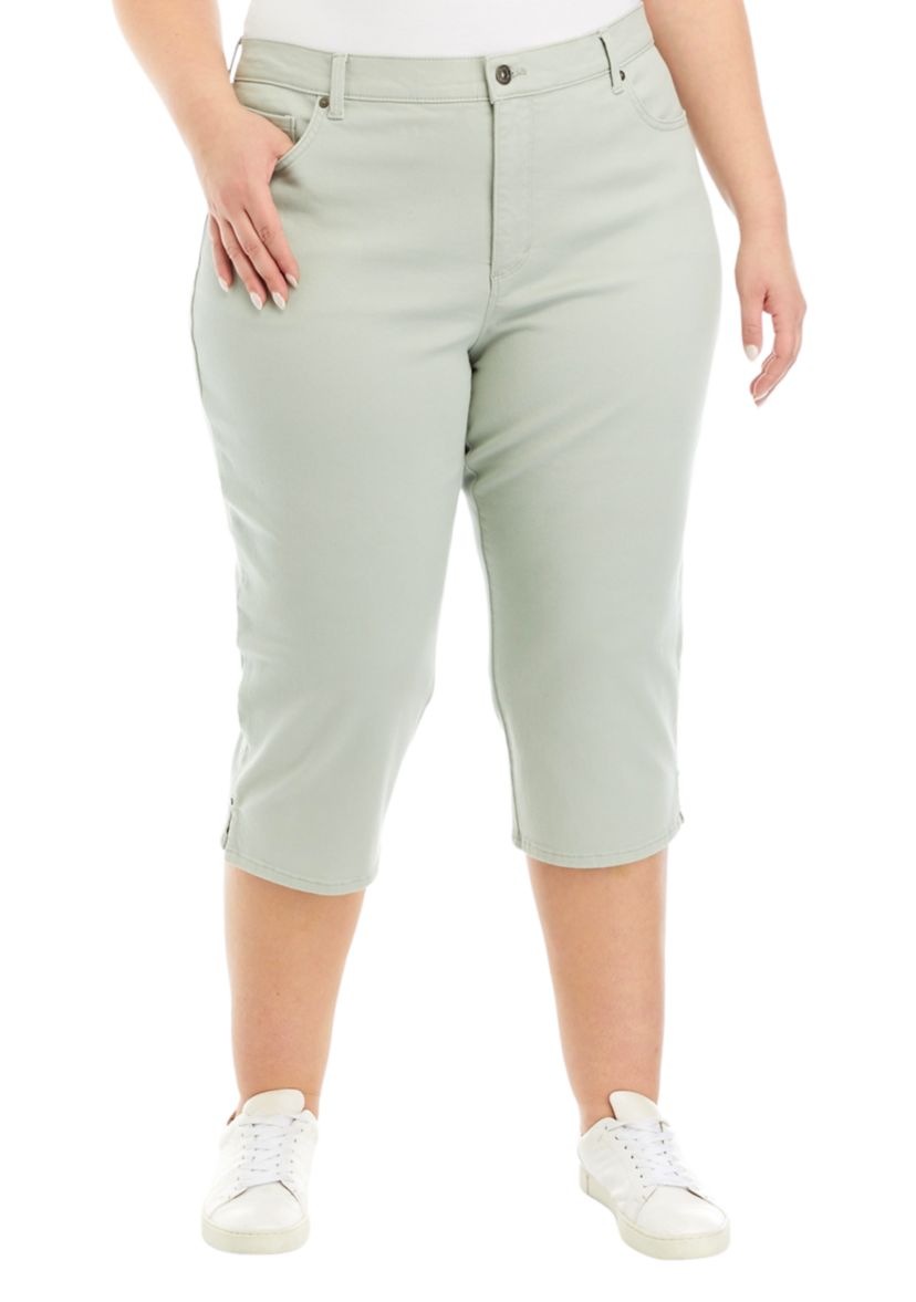 Plus Size Amanda Capri Jeans