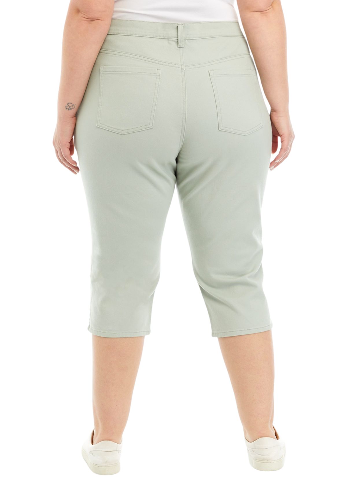 Plus Size Amanda Capri Jeans