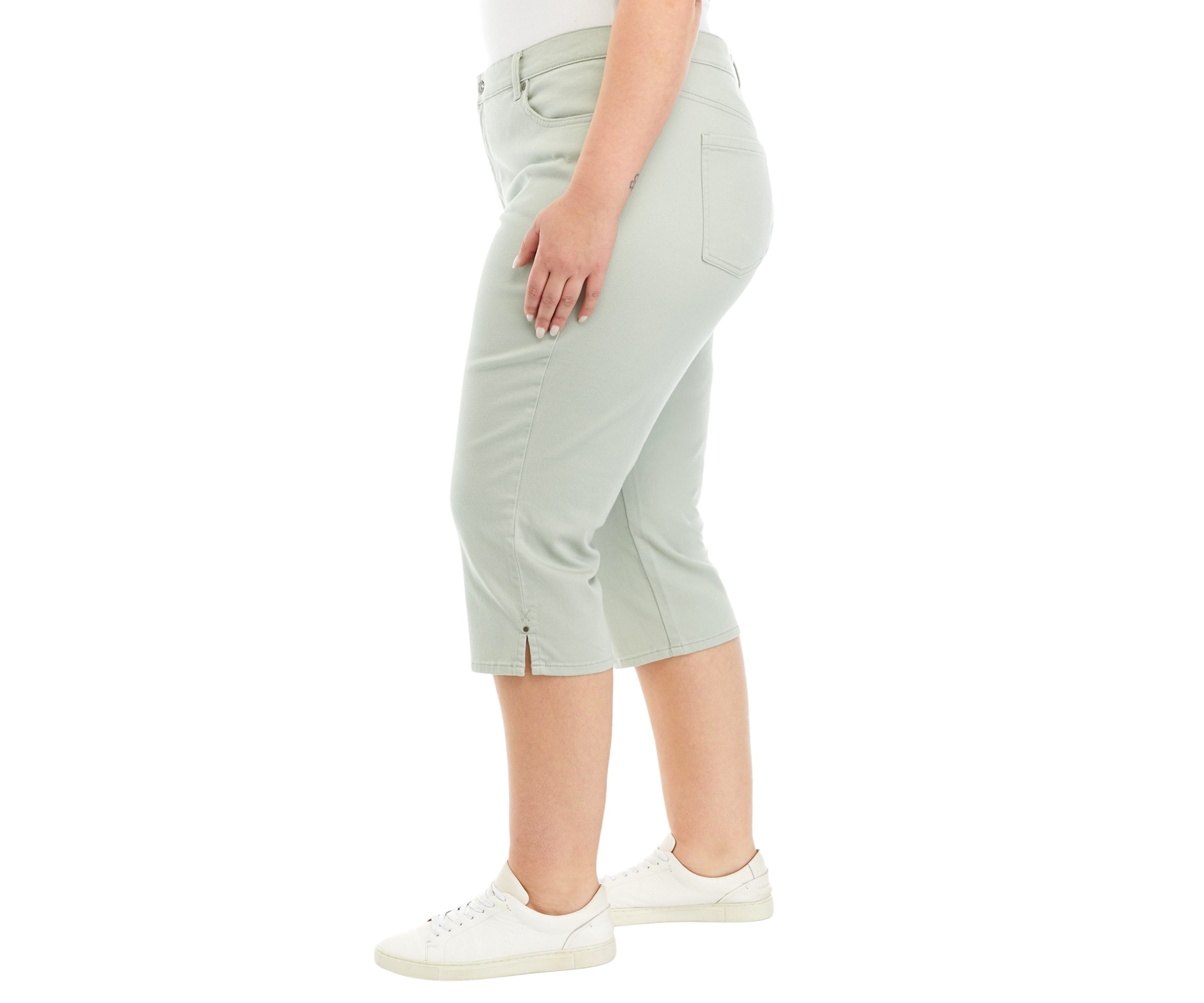 Plus Size Amanda Capri Jeans