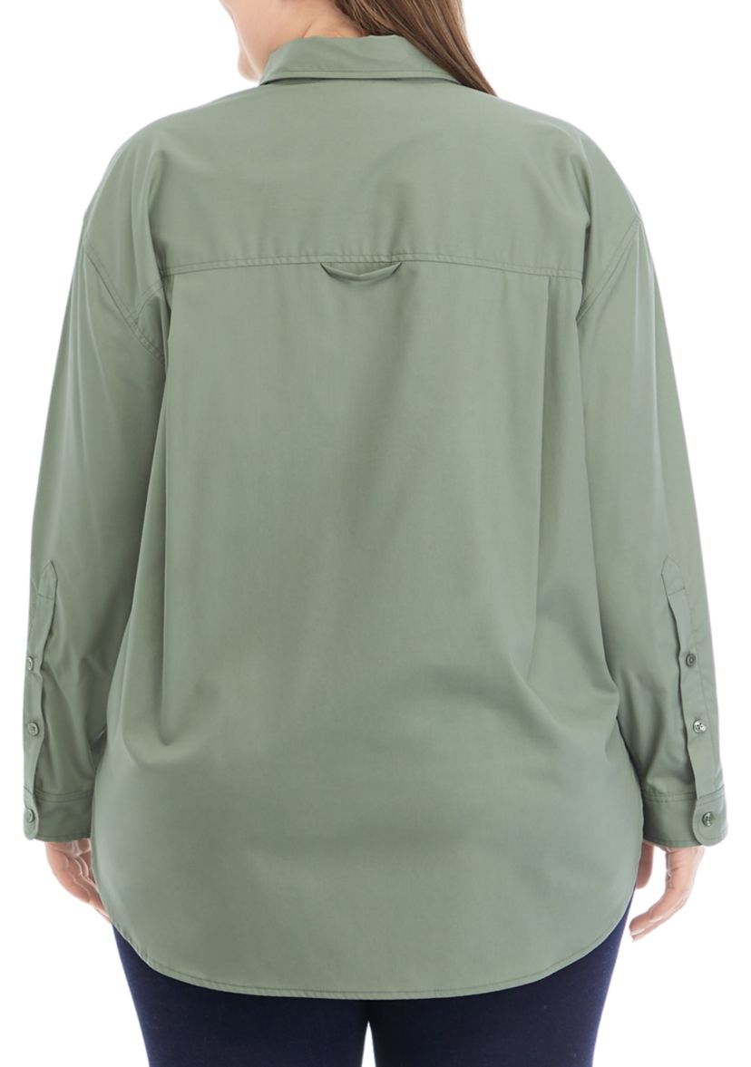 Plus Size Amanda Woven Shirt