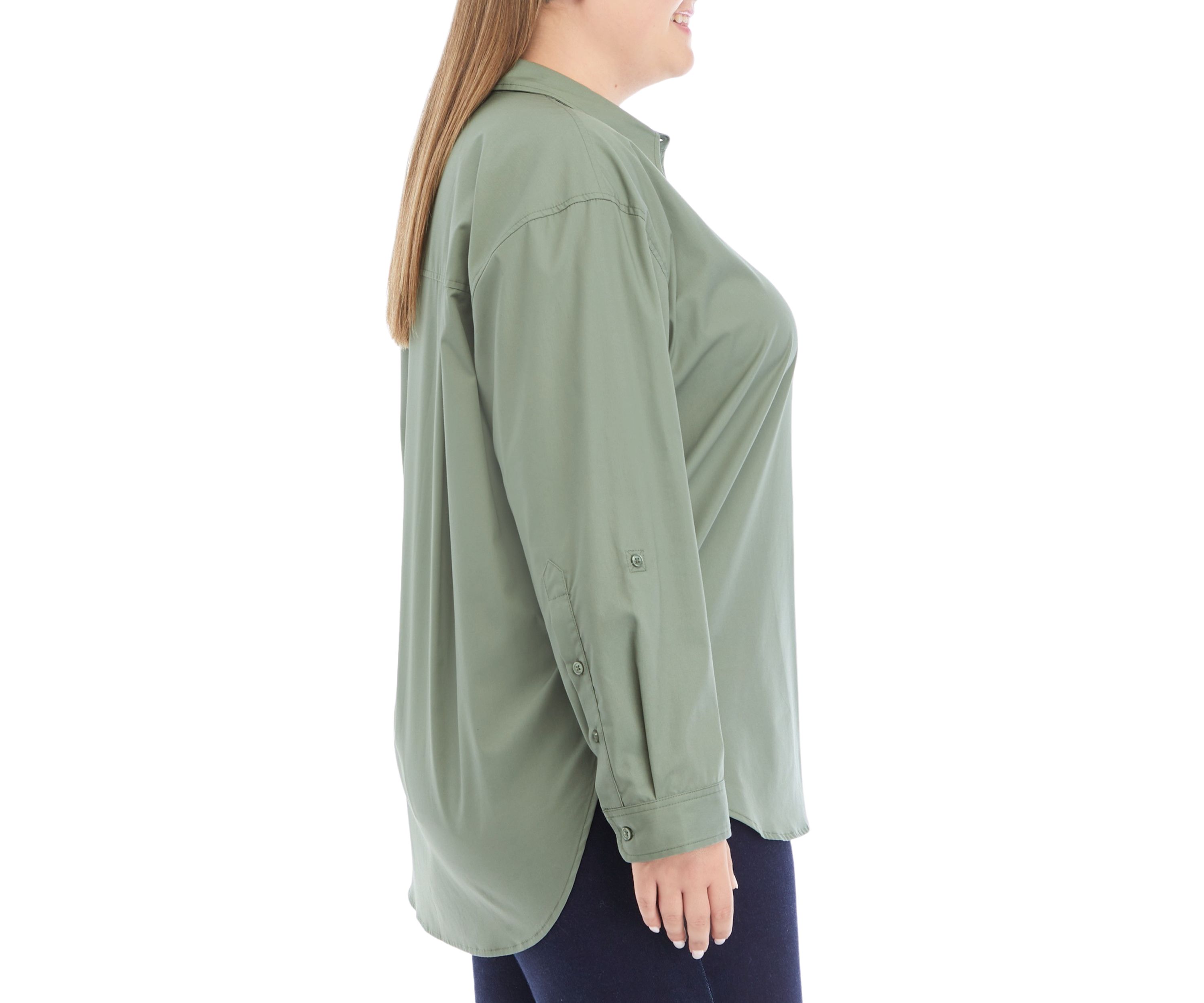 Plus Size Amanda Woven Shirt