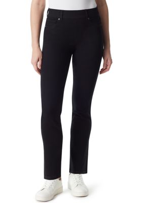Womens Shape Effect Pull On Straight Jeans