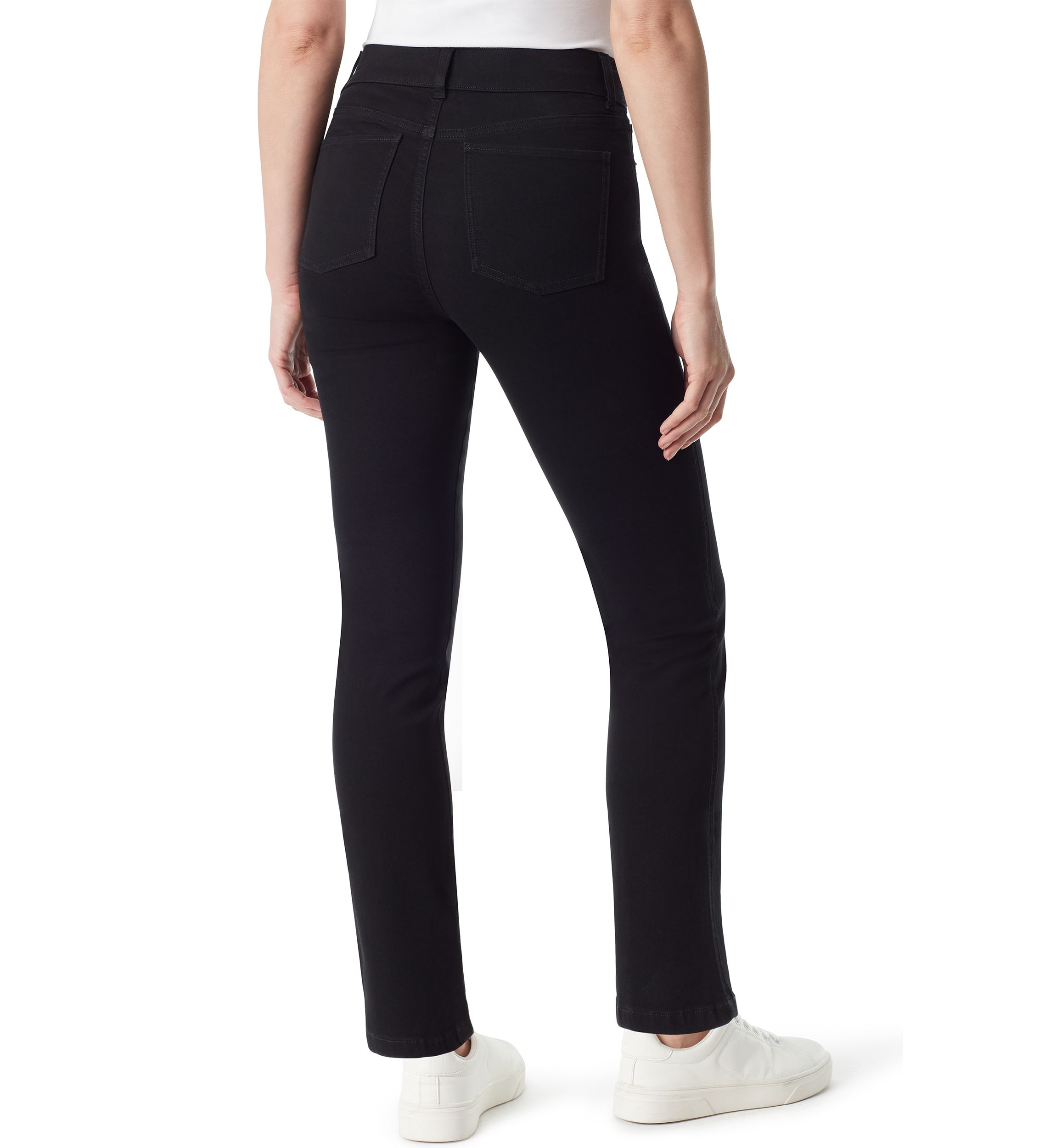 Womens Shape Effect Pull On Straight Jeans