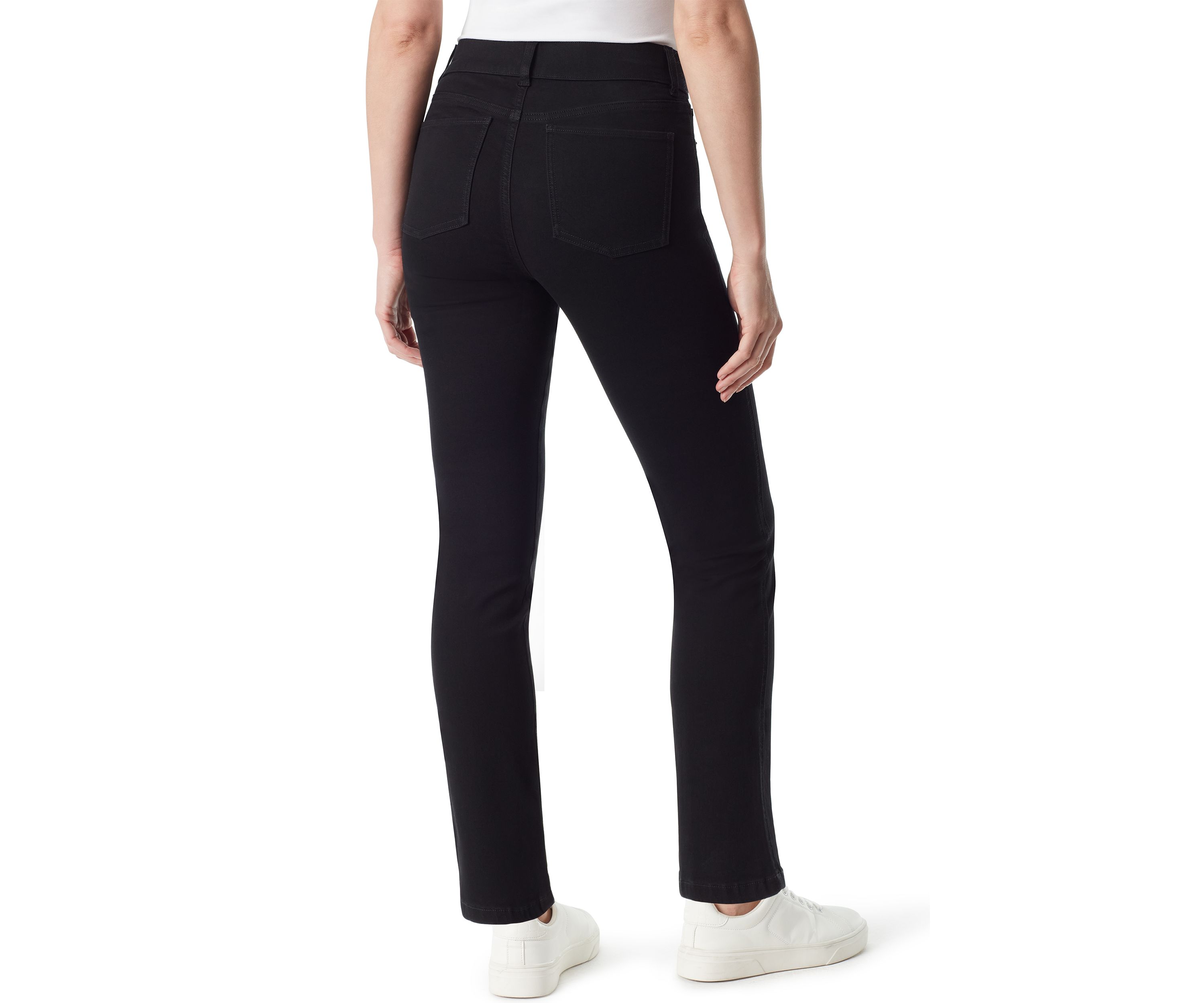 Womens Shape Effect Pull On Straight Jeans
