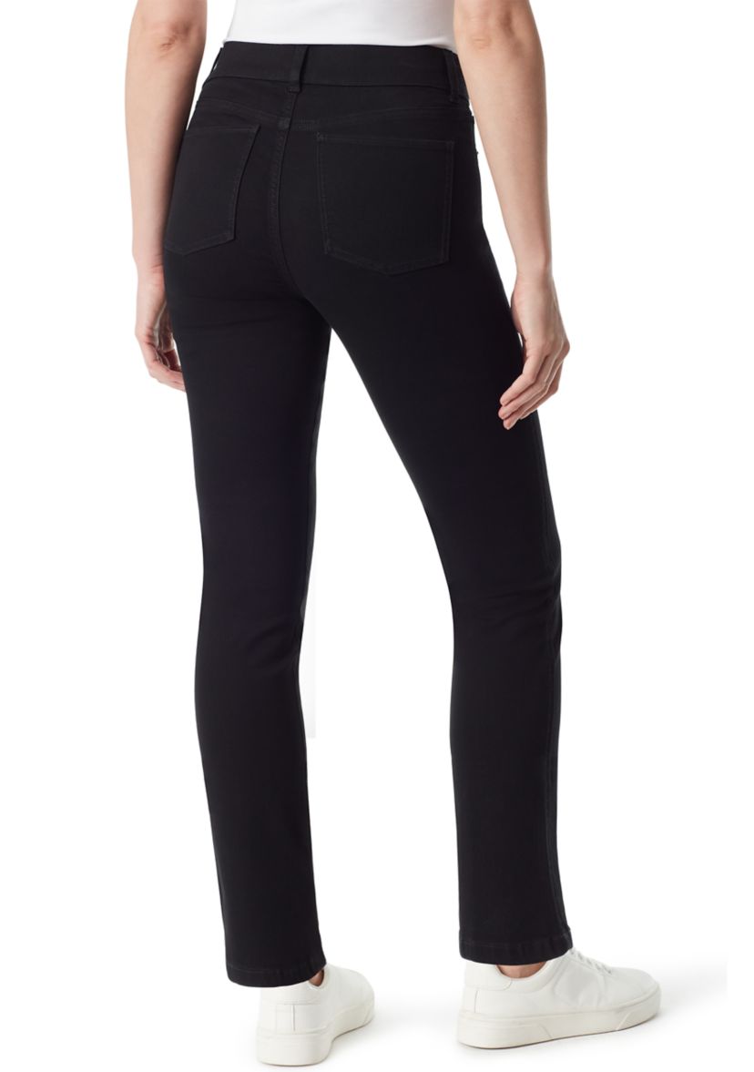 Womens Shape Effect Pull On Straight Jeans