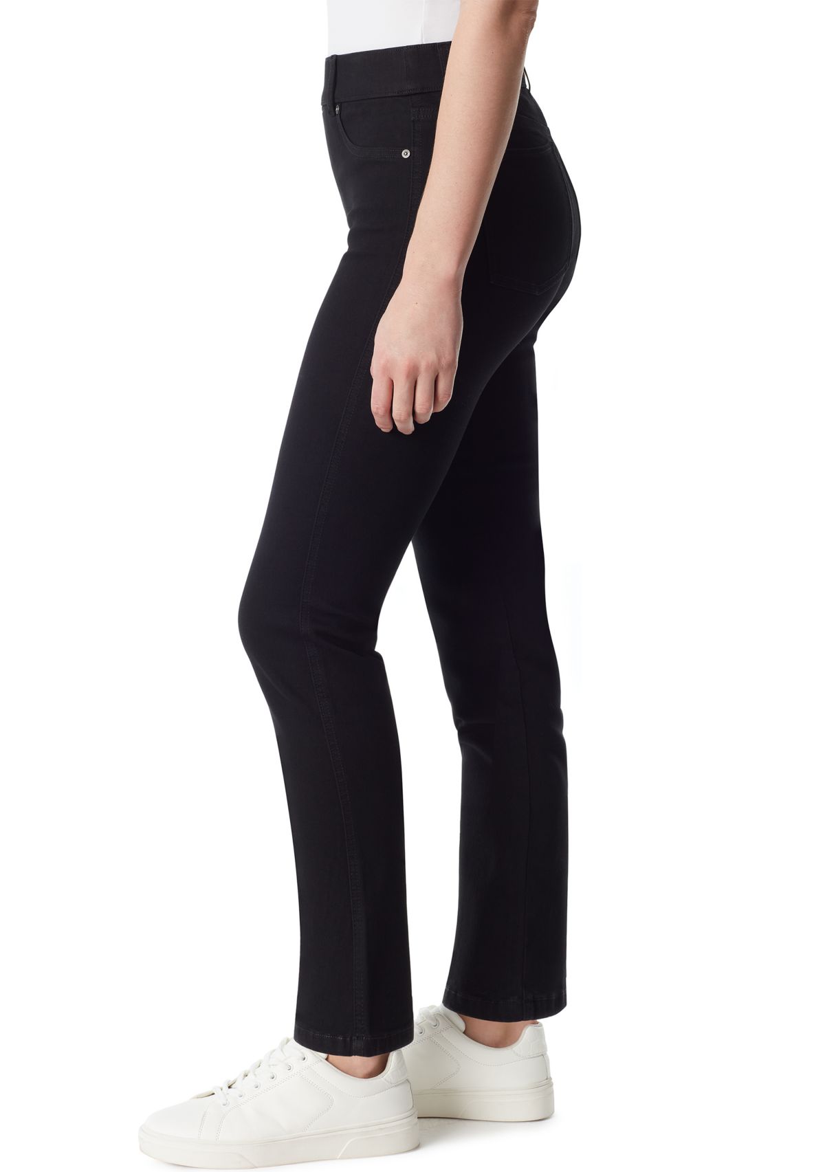Womens Shape Effect Pull On Straight Jeans