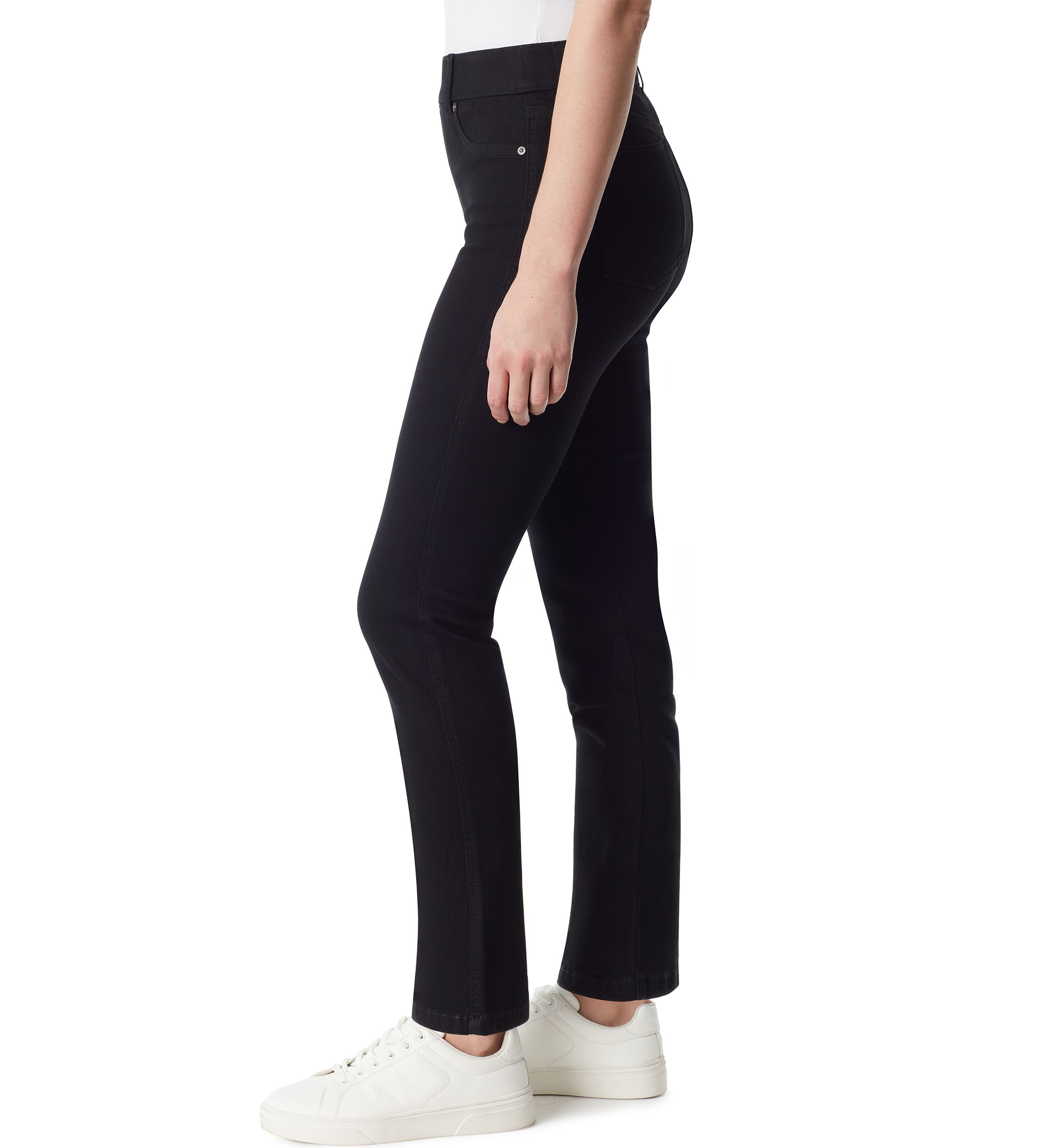 Womens Shape Effect Pull On Straight Jeans