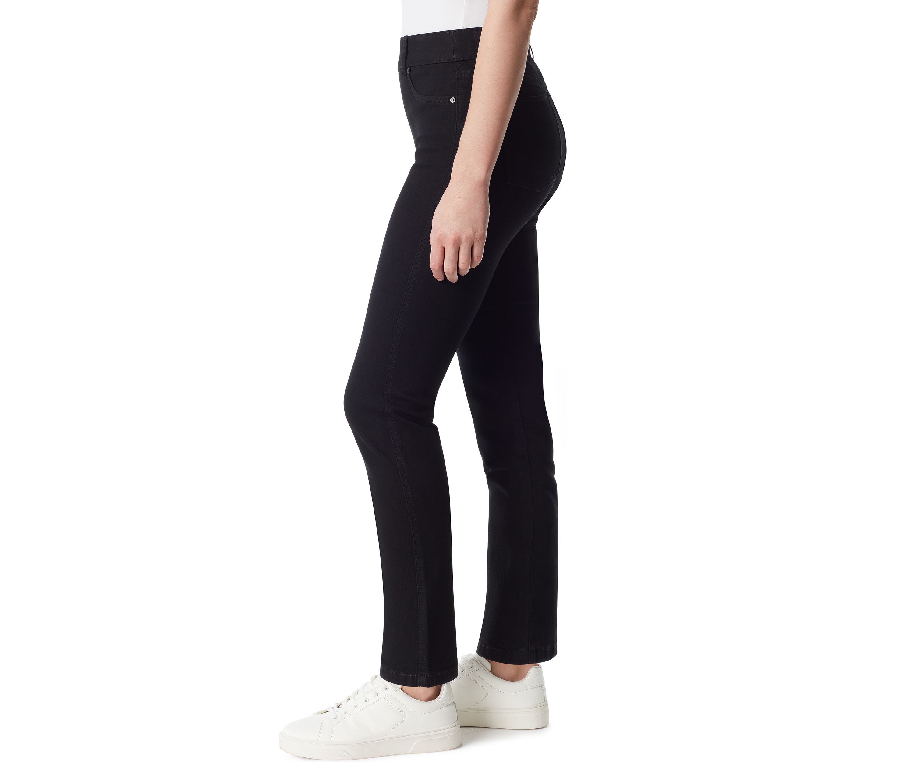 Womens Shape Effect Pull On Straight Jeans