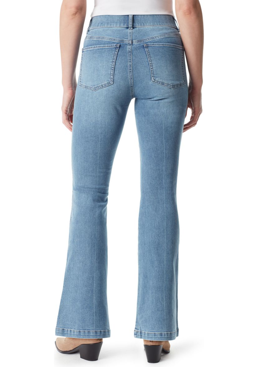 Womens Shape Effect Pull On Flare Jeans