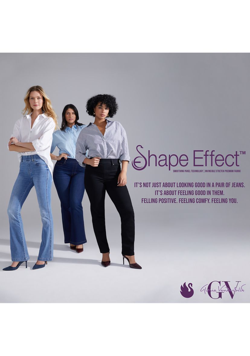 Womens Shape Effect Pull On Flare Jeans