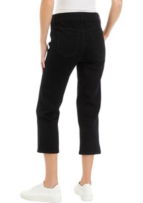 Women's Shape Effect Capri Pants with Slit