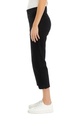 Women's Shape Effect Capri Pants with Slit