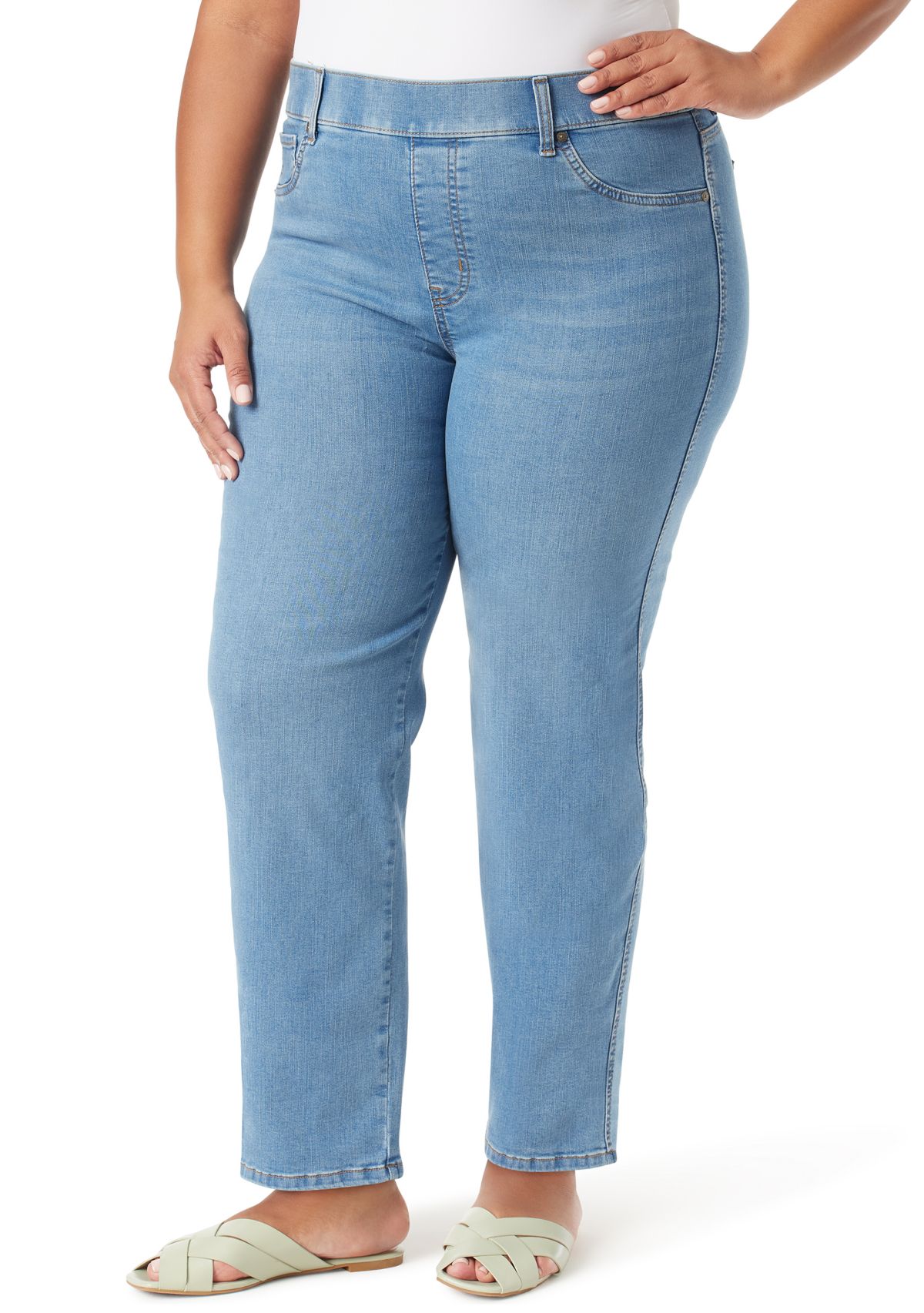 Plus Size Shape Effect Jeans 