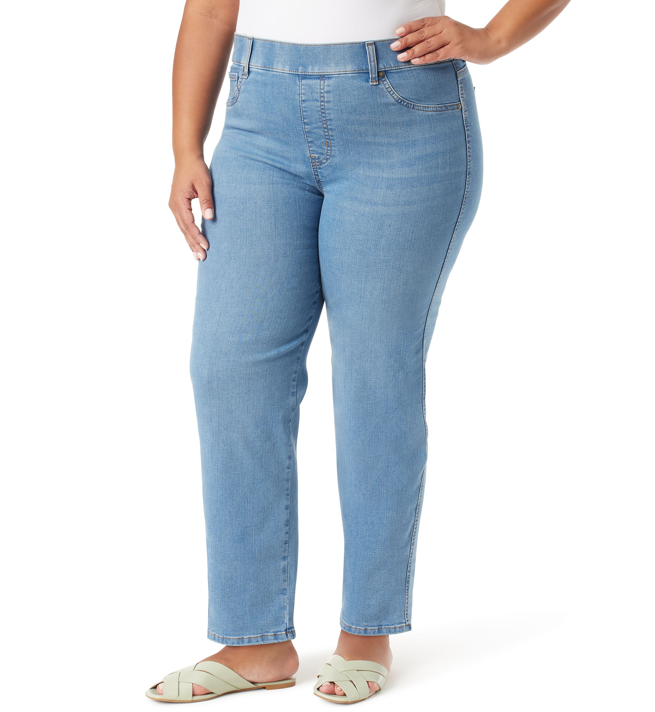 Plus Size Shape Effect Jeans 
