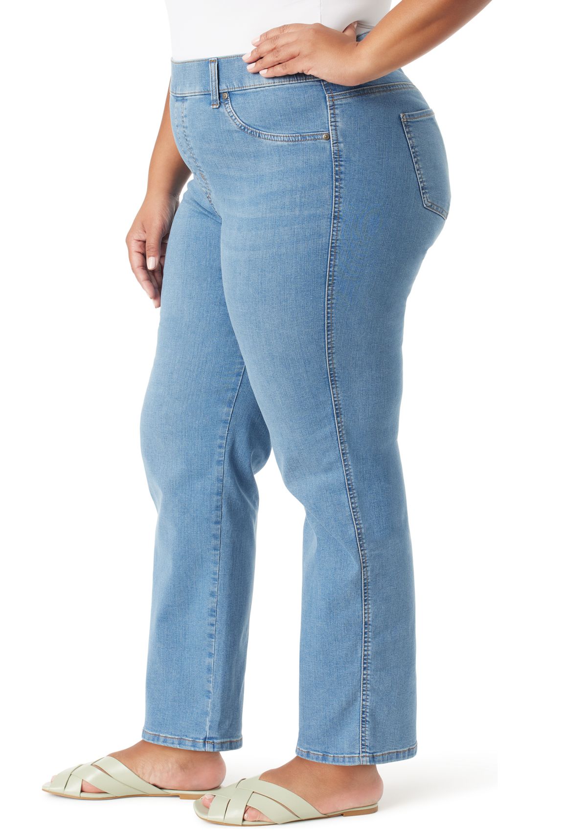 Plus Size Shape Effect Jeans 
