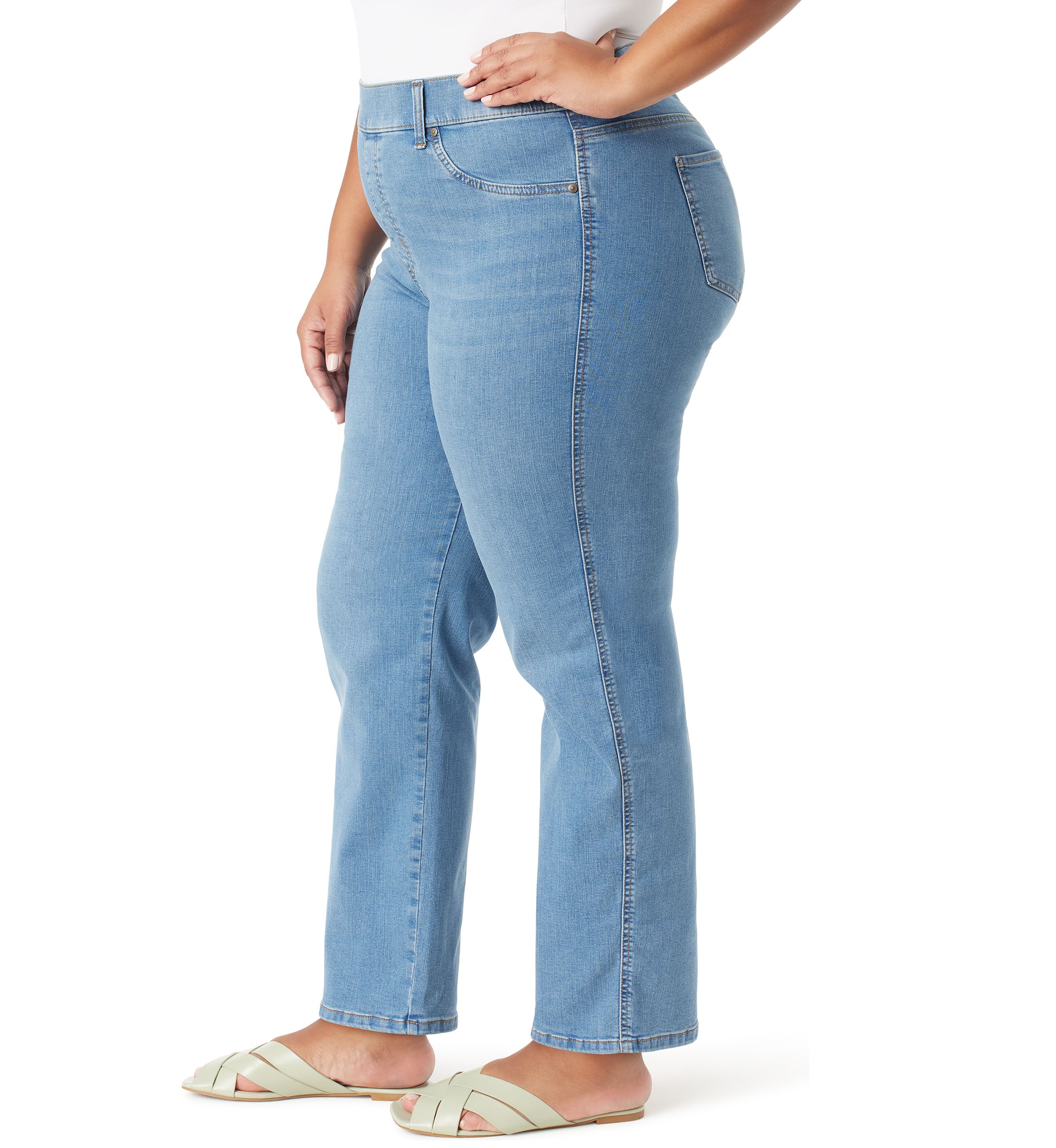Plus Size Shape Effect Jeans 