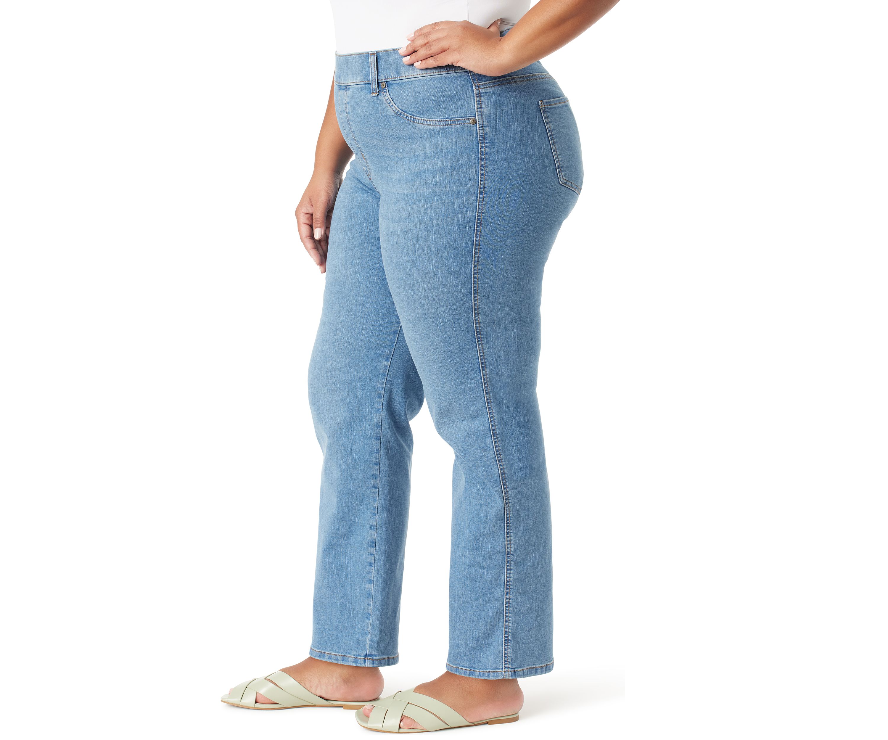 Plus Size Shape Effect Jeans 