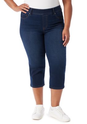 Gloria Vanderbilt Women's Comfort Curvy Skinny Jean Capri Length, Madison,  6 