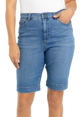 Gloria Vanderbilt Women's Amanda Bermuda Shorts with Slit | belk