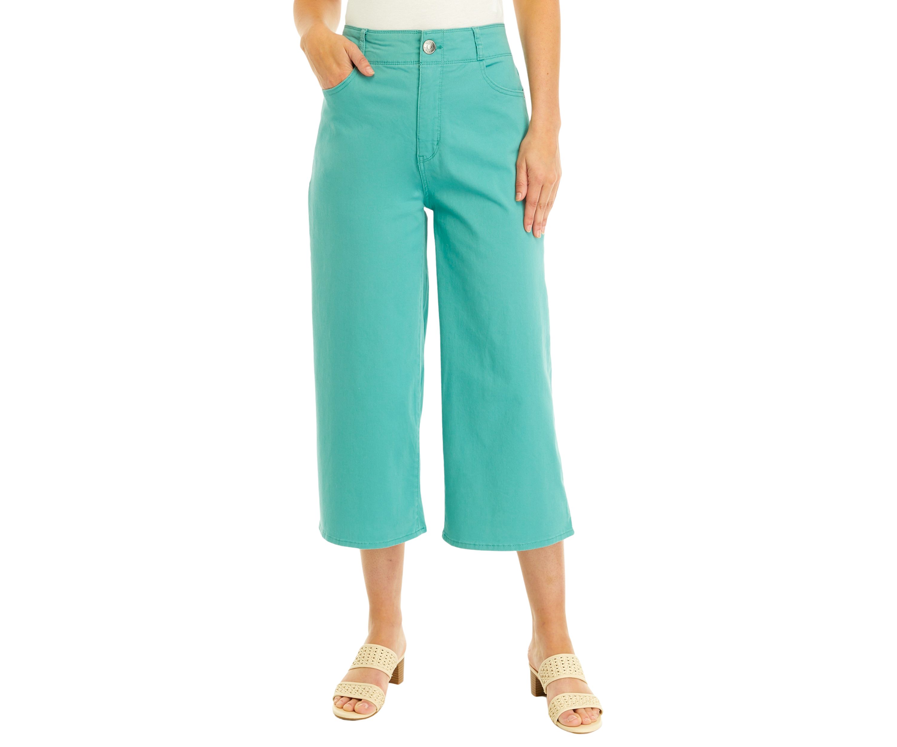 Womens Shape Effect Tummy Sculpt Culotte Pants