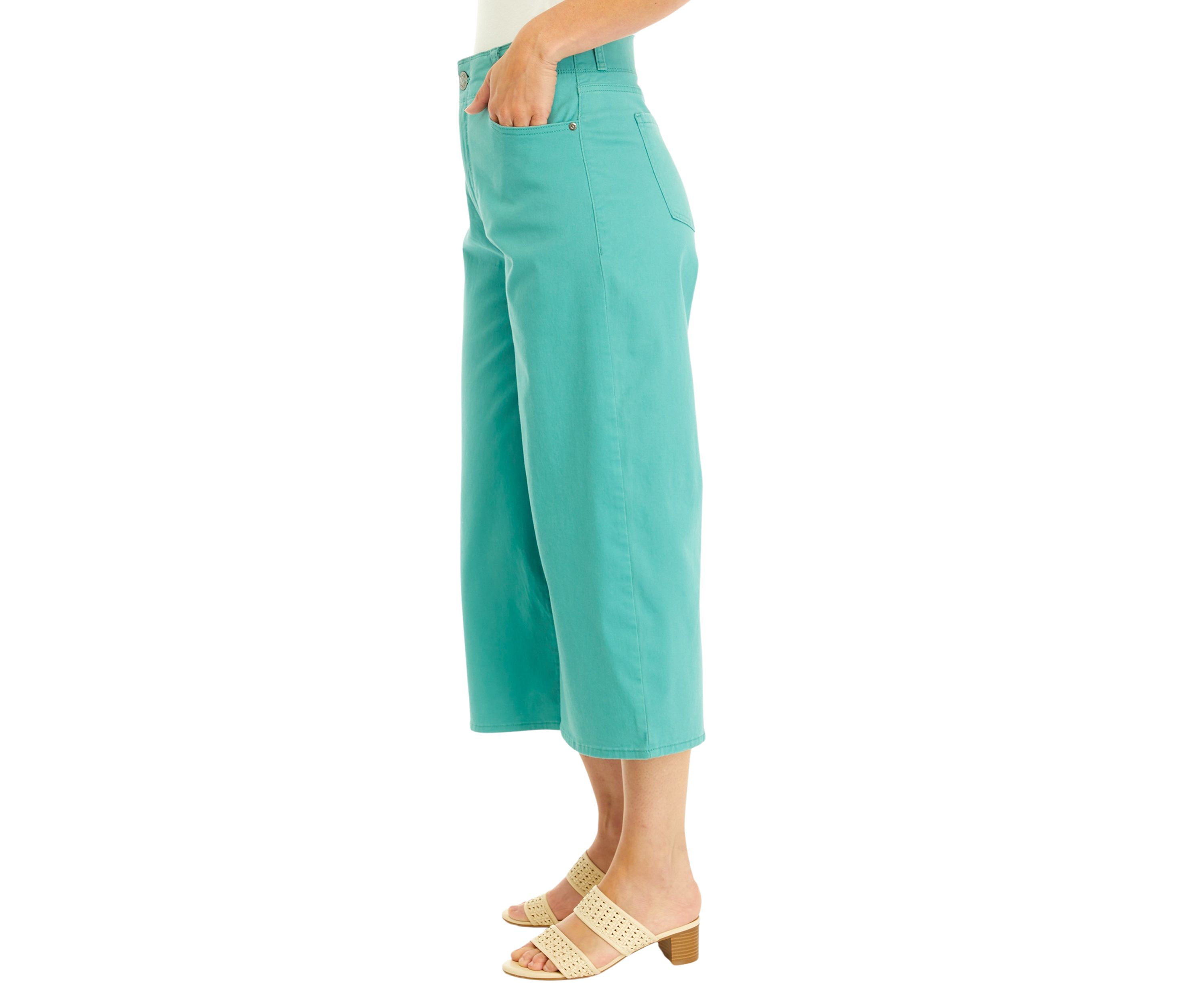 Womens Shape Effect Tummy Sculpt Culotte Pants