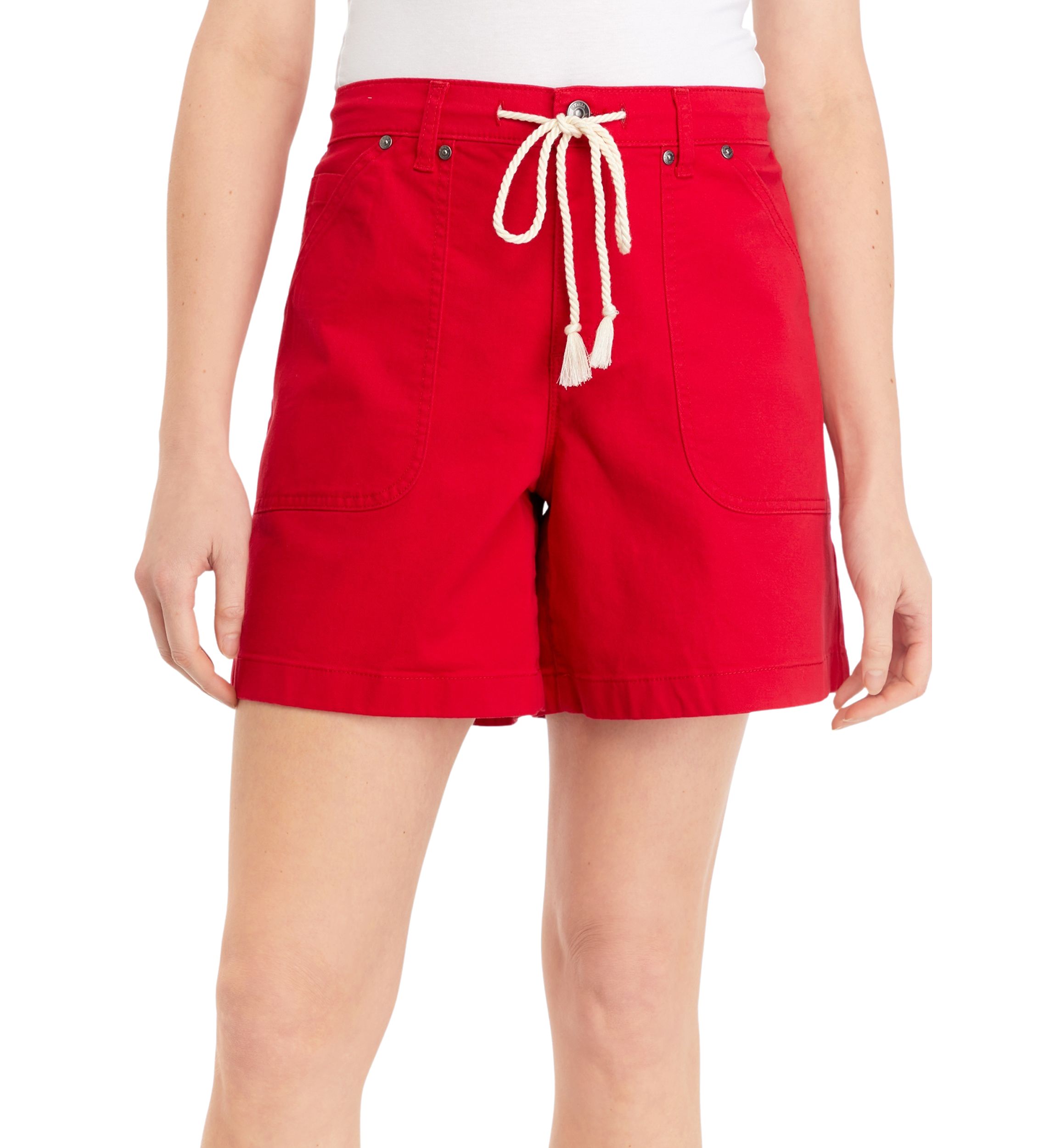 Womens Patch Pocket Shorts