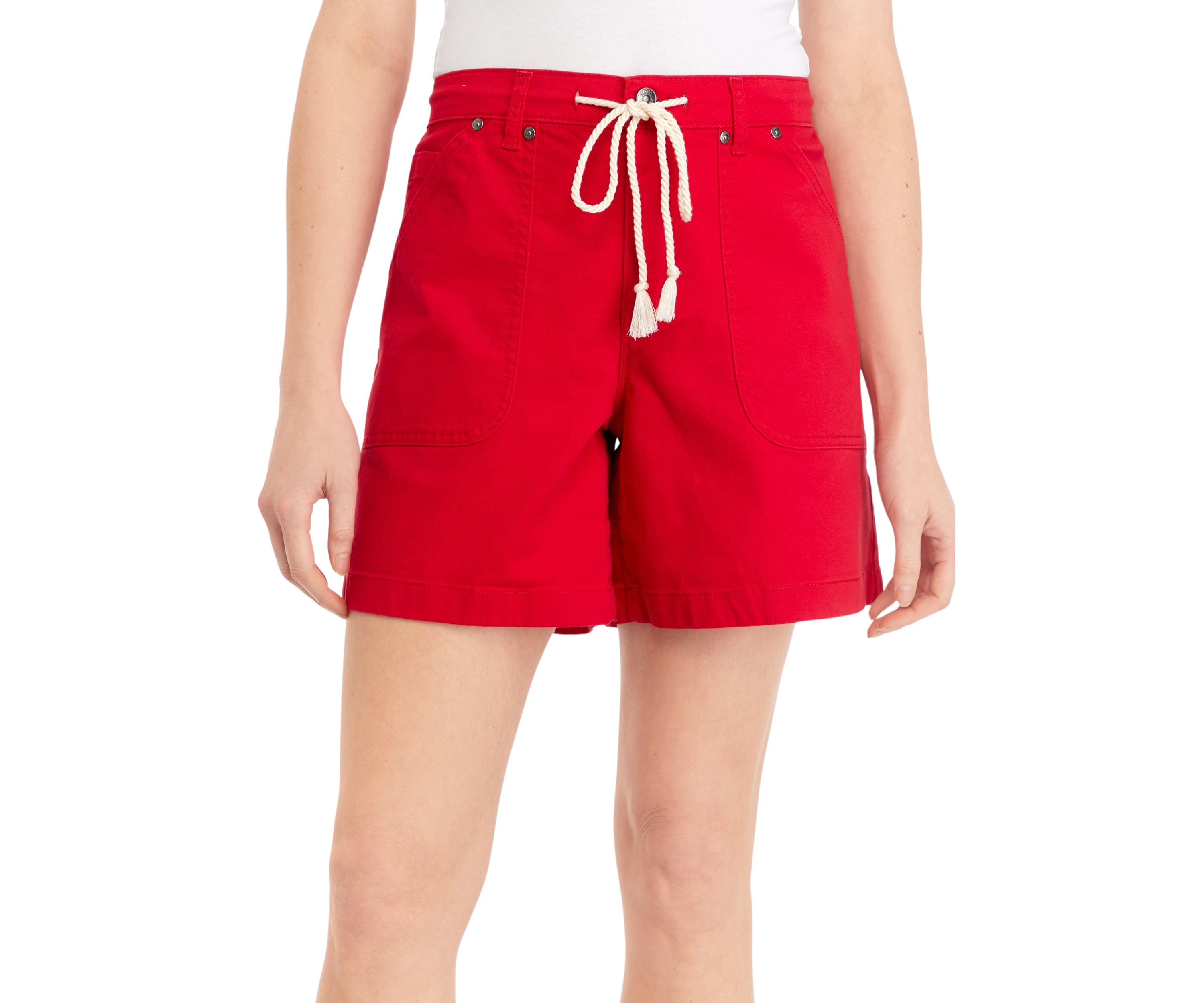 Womens Patch Pocket Shorts