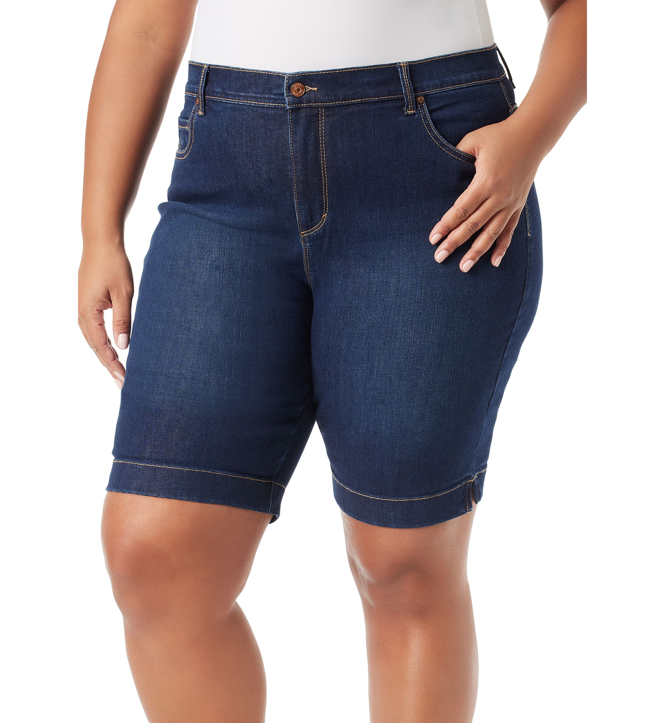 Plus Size Amanda Bermuda Shorts
