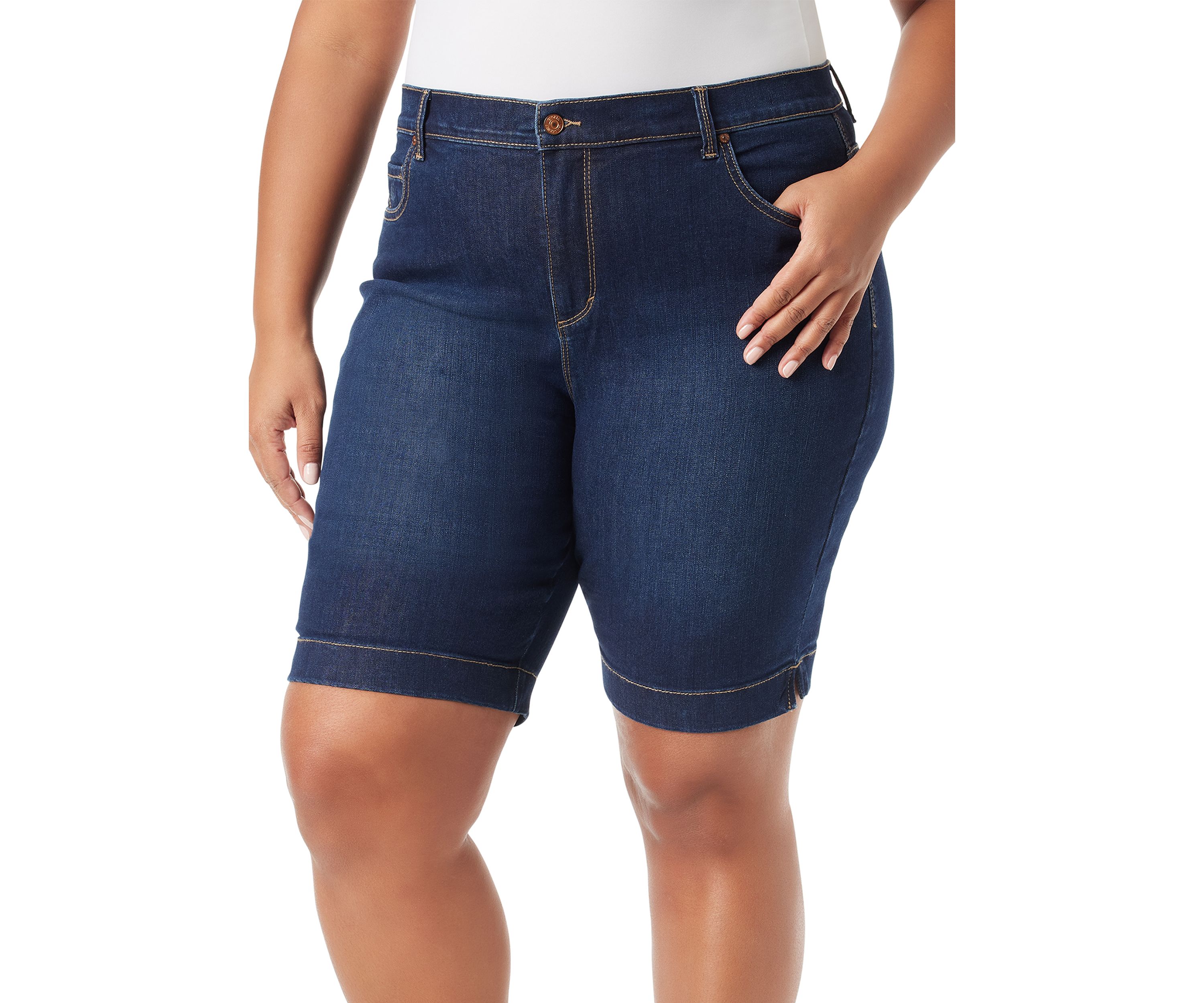 Plus Size Amanda Bermuda Shorts