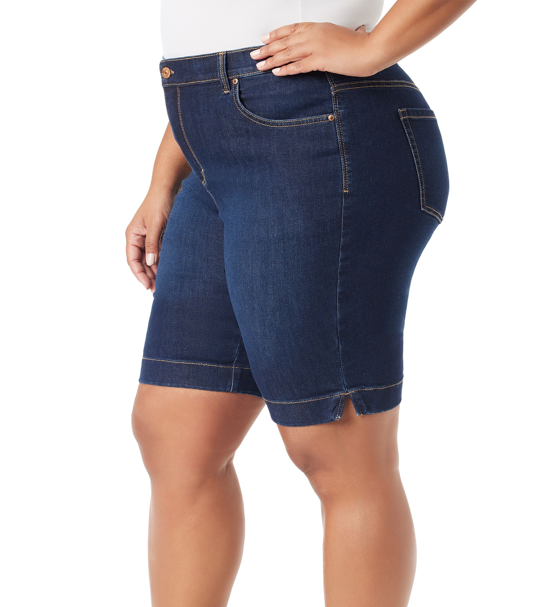 Plus Size Amanda Bermuda Shorts
