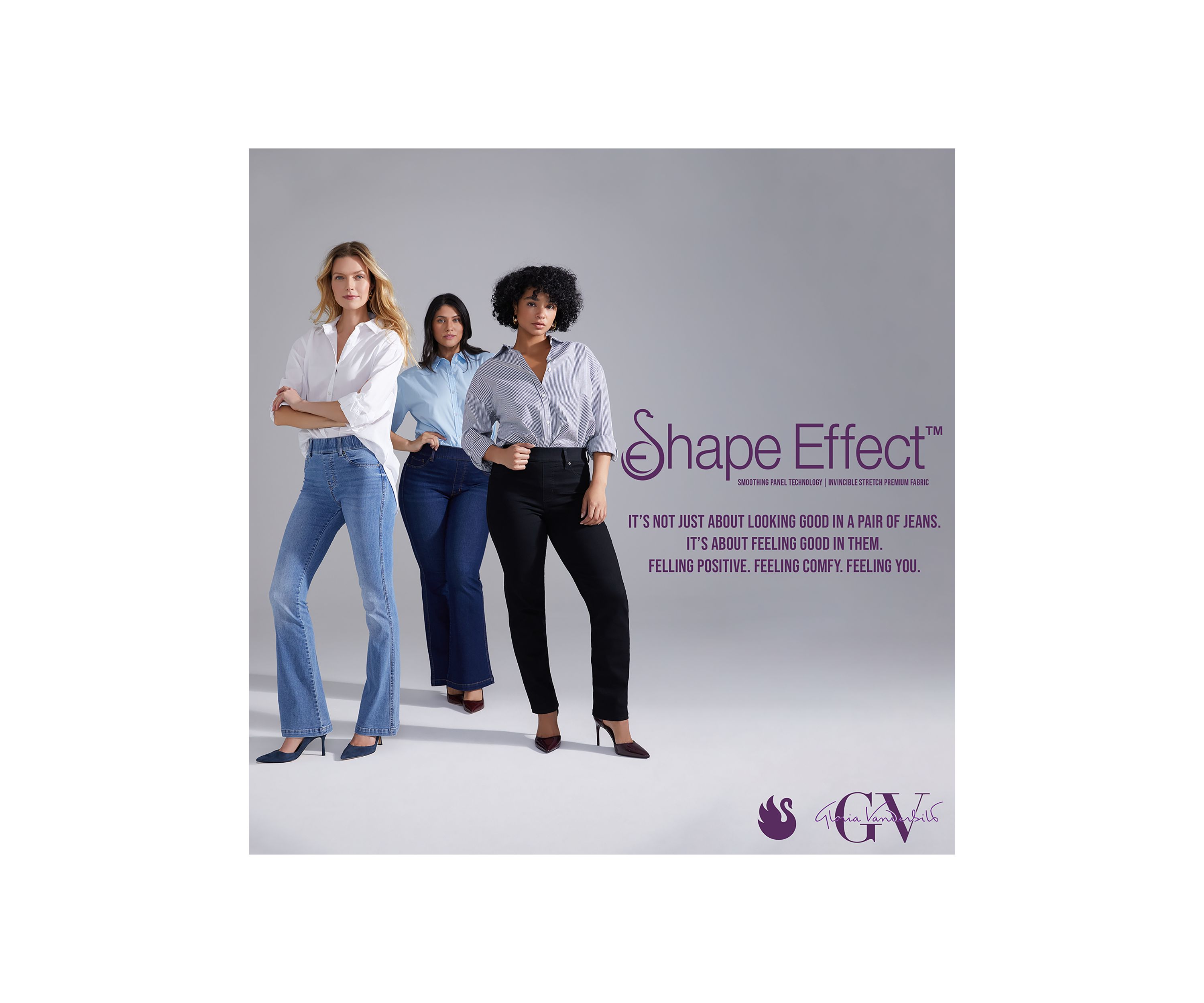 Petite Shape Effect Wide Leg Cropped Pants