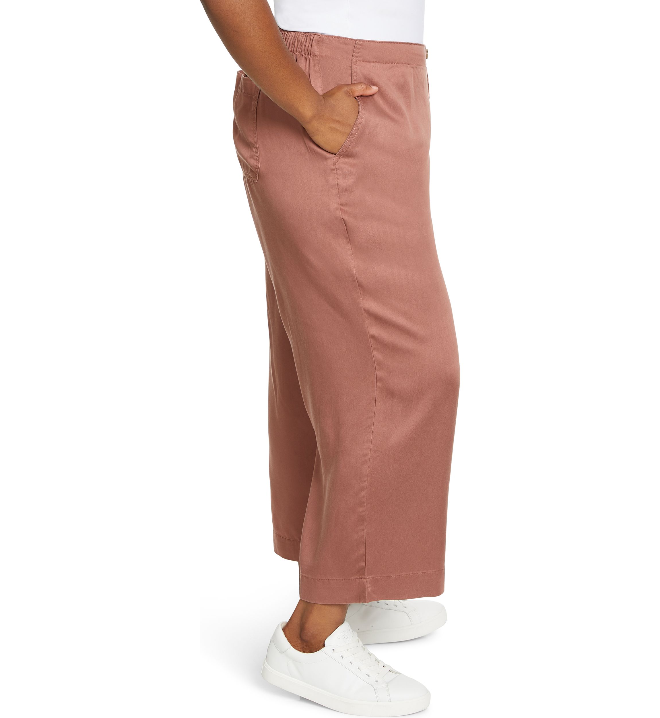 Plus Size Wide Leg Trouser Pants