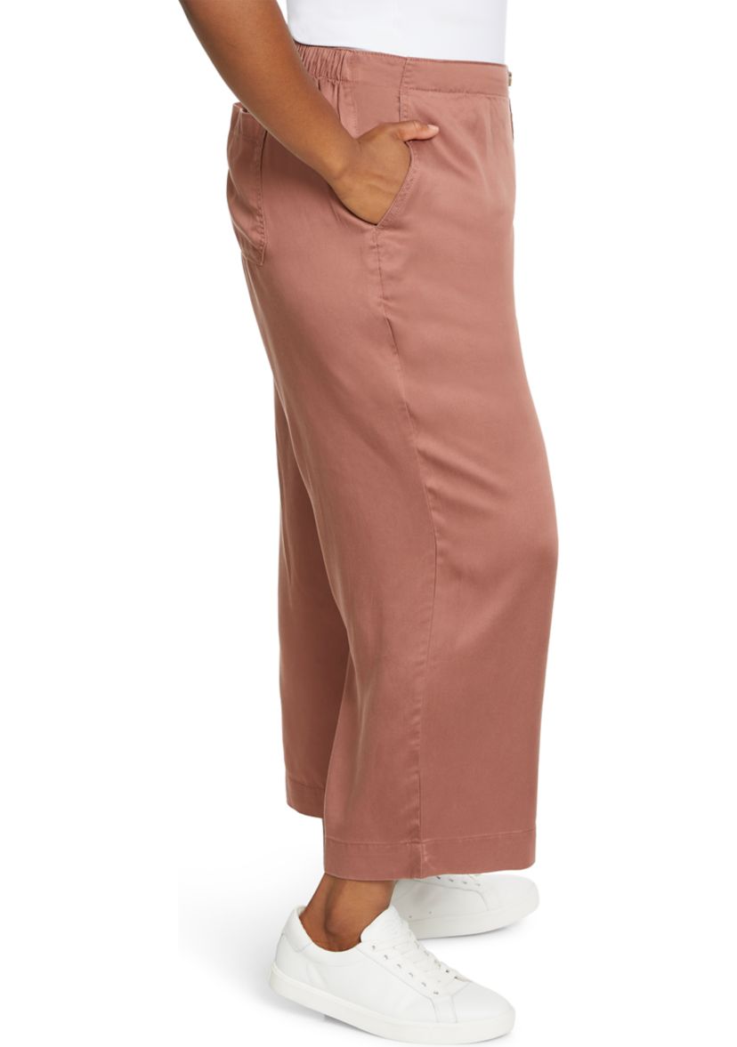 Plus Size Wide Leg Trouser Pants