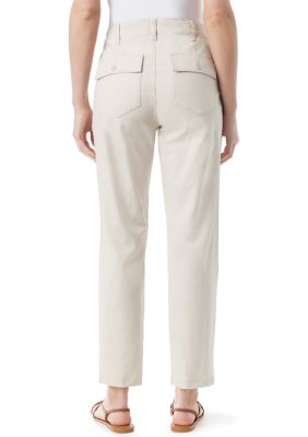 Gloria Vanderbilt Womens Anita Capri (10, Shell White)