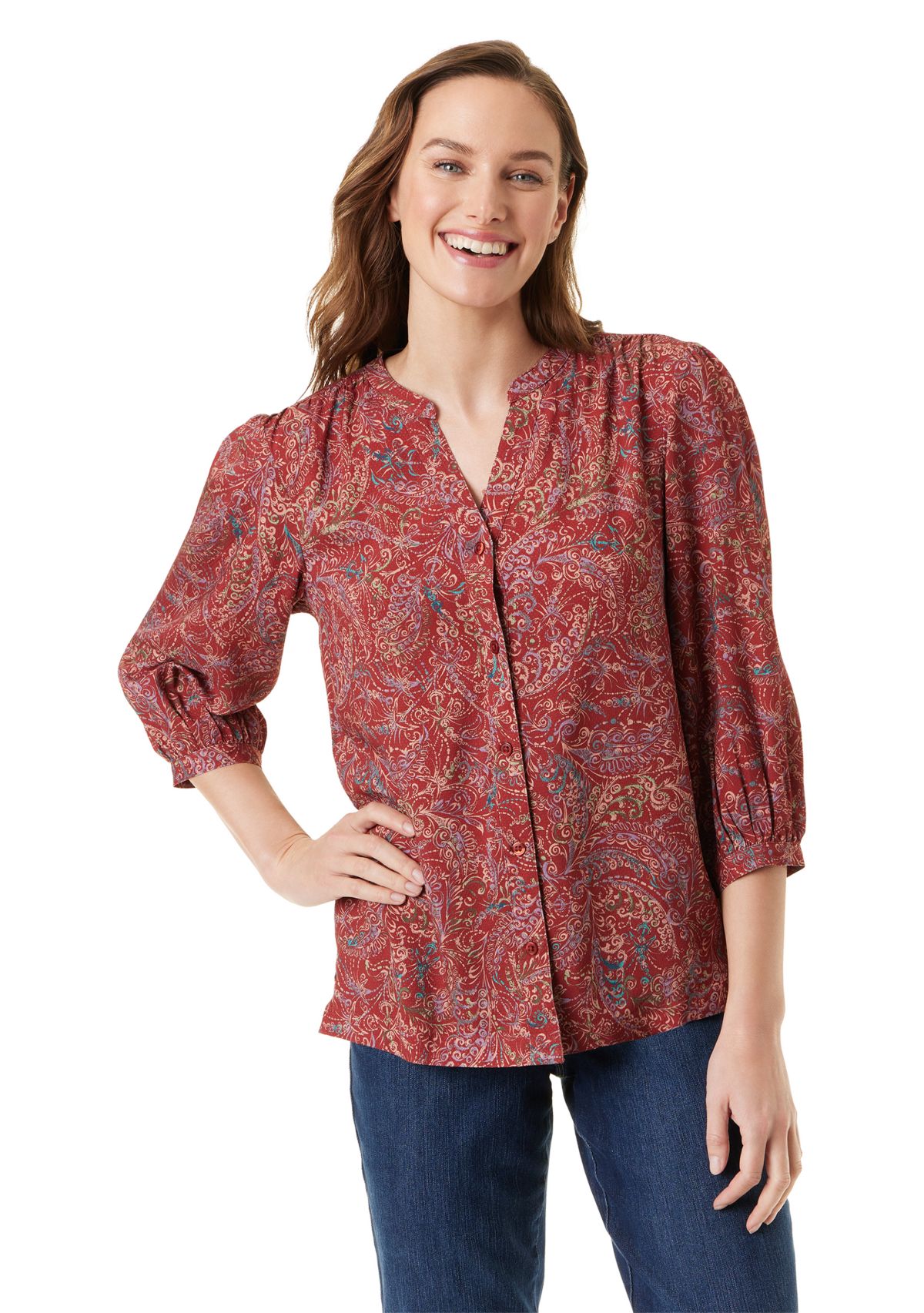 Womens 3/4 Sleeve Merisa Shirt 