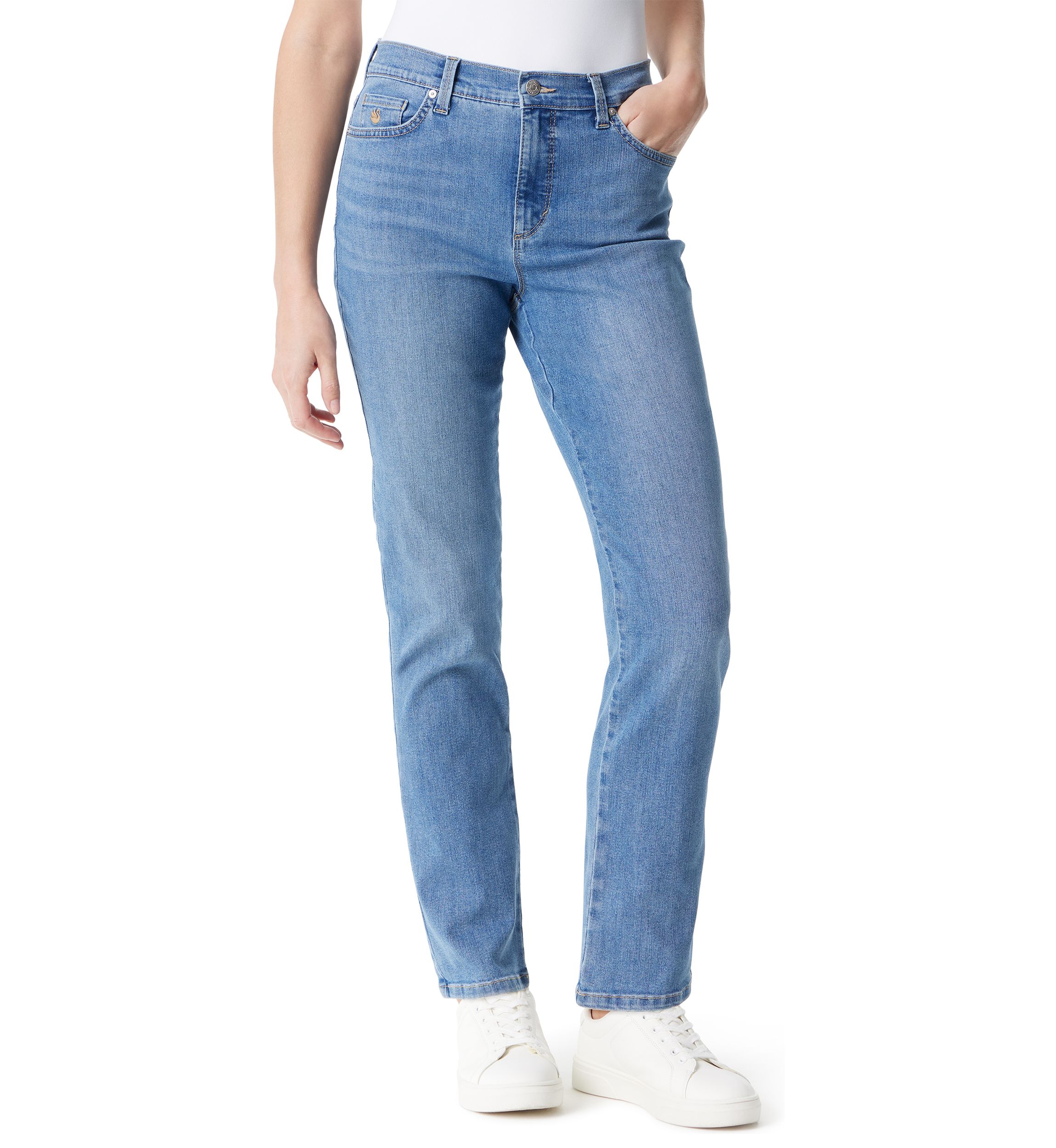 Womens Amanda 5 Pocket Straight Leg Jeans