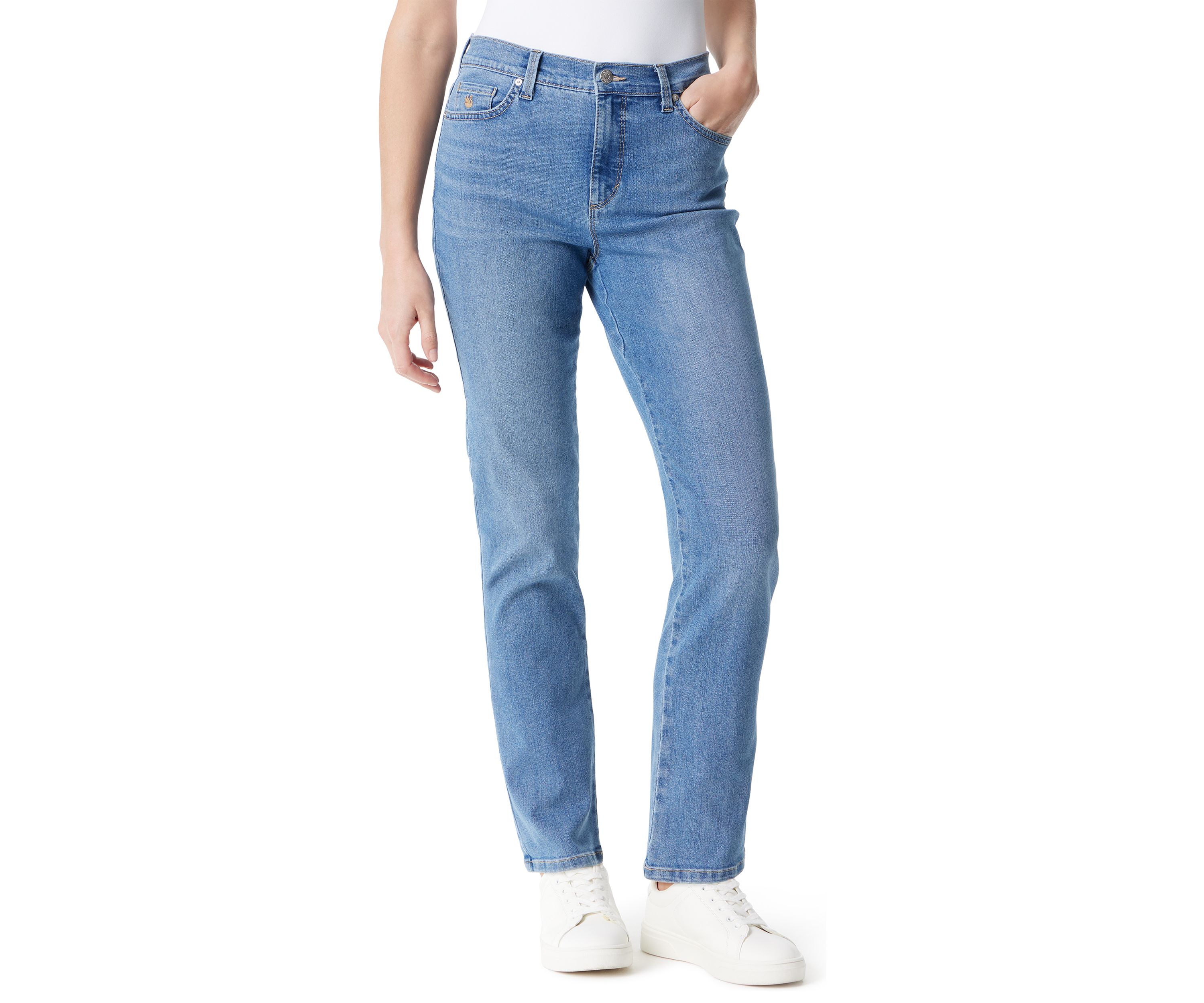Womens Amanda 5 Pocket Straight Leg Jeans