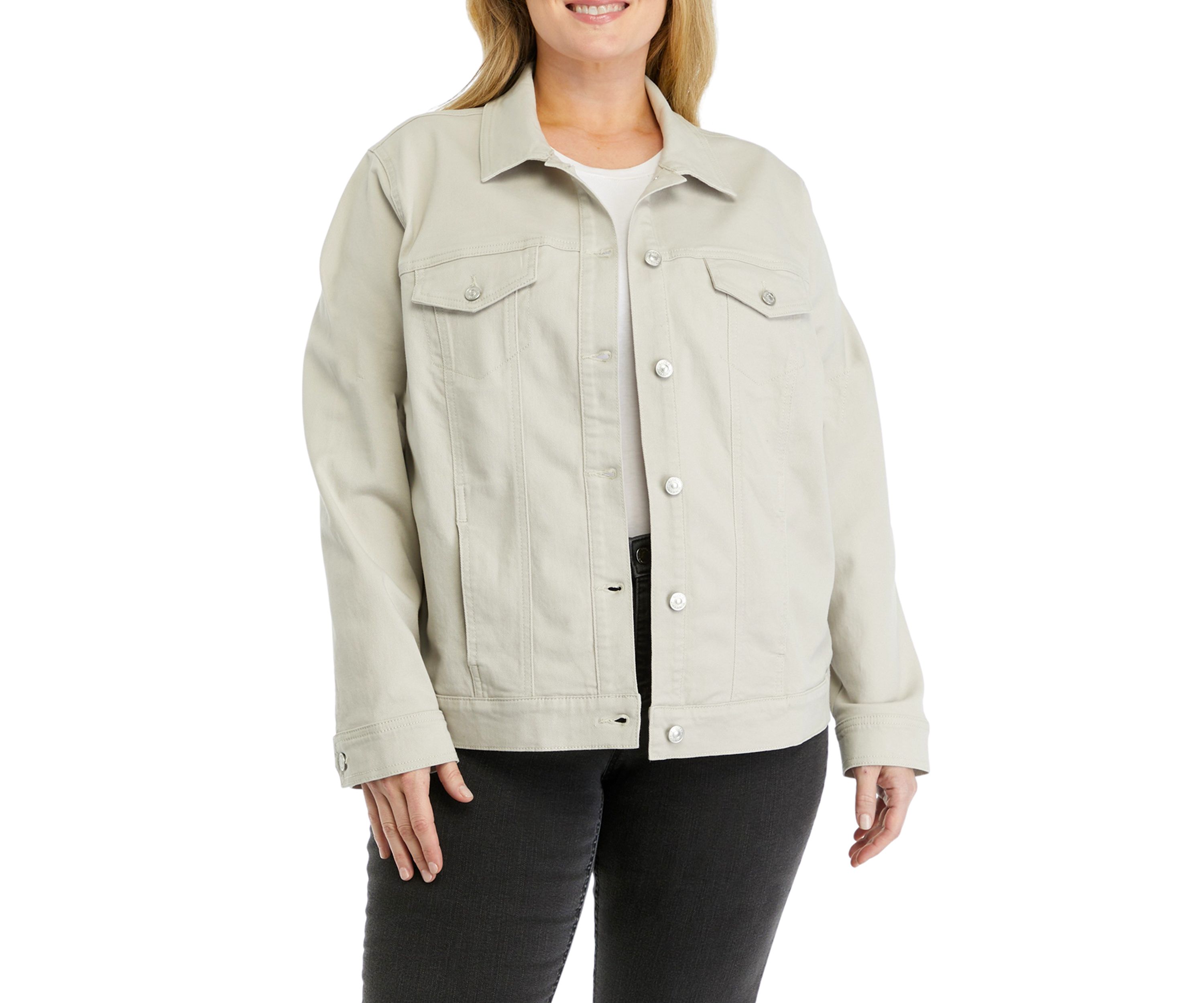 Plus Size Denim Jacket
