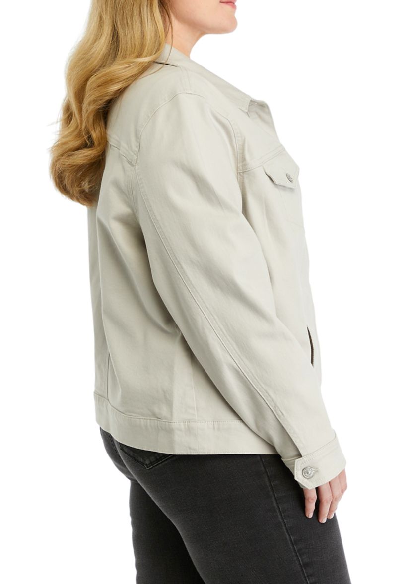 Plus Size Denim Jacket