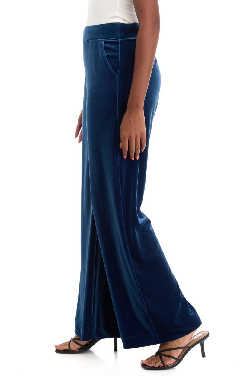 Plus Size Shape Effect Wide Leg Pants