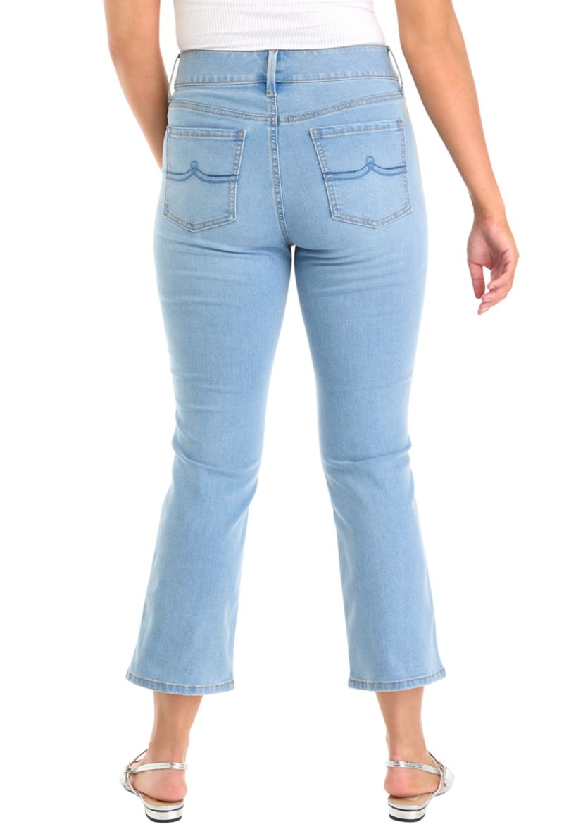 Womens Shape Effect Tummy Sculpt Ankle Length Jeans 