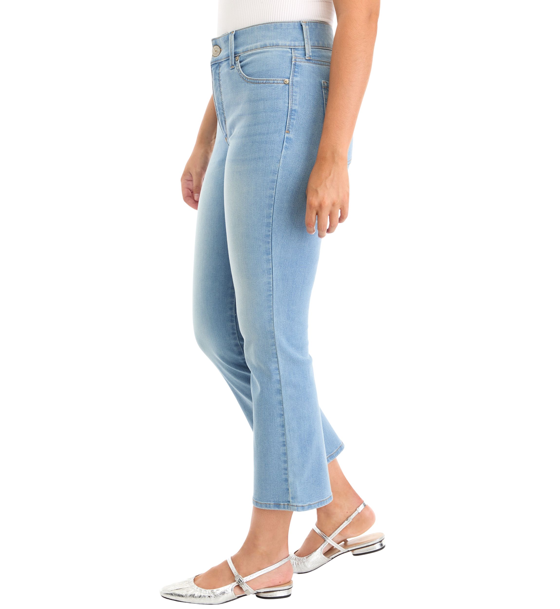 Womens Shape Effect Tummy Sculpt Ankle Length Jeans 
