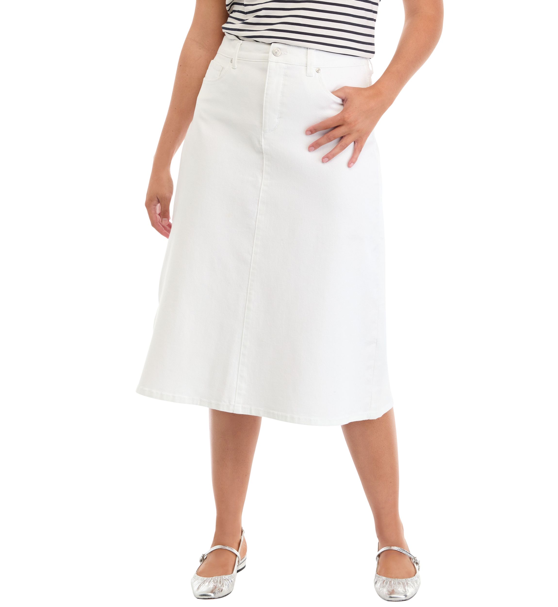 Womens Midi Skirt 