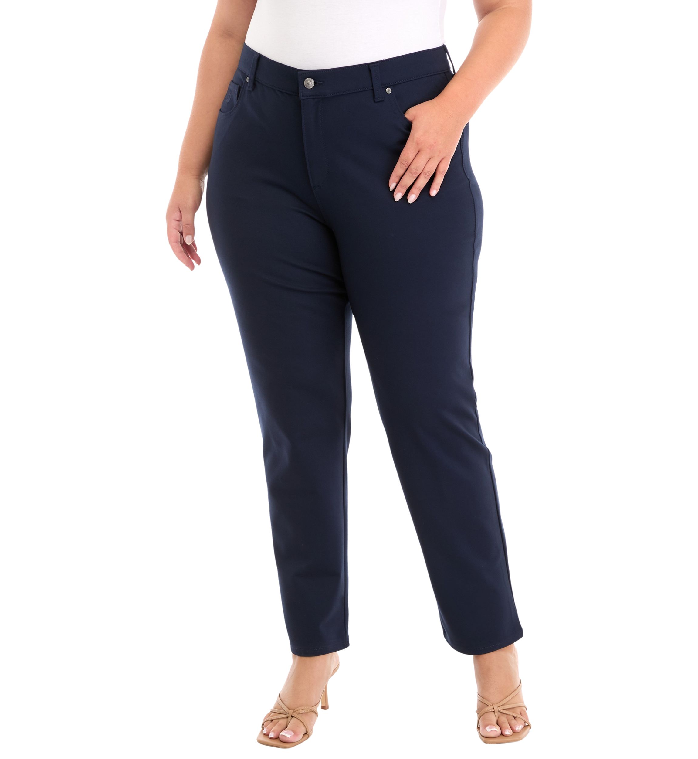Plus Size Amanda Ponte Pants