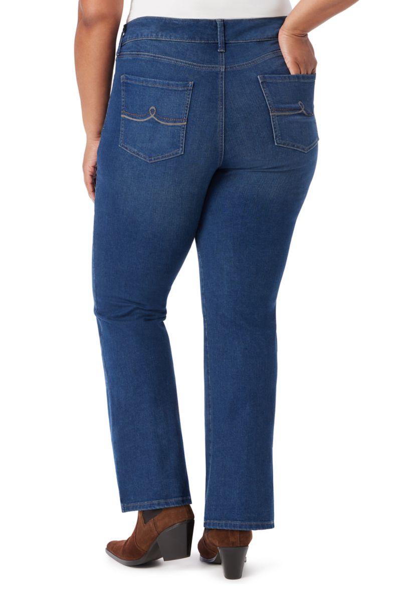 Plus Size Shape Effect Bootcut Jeans