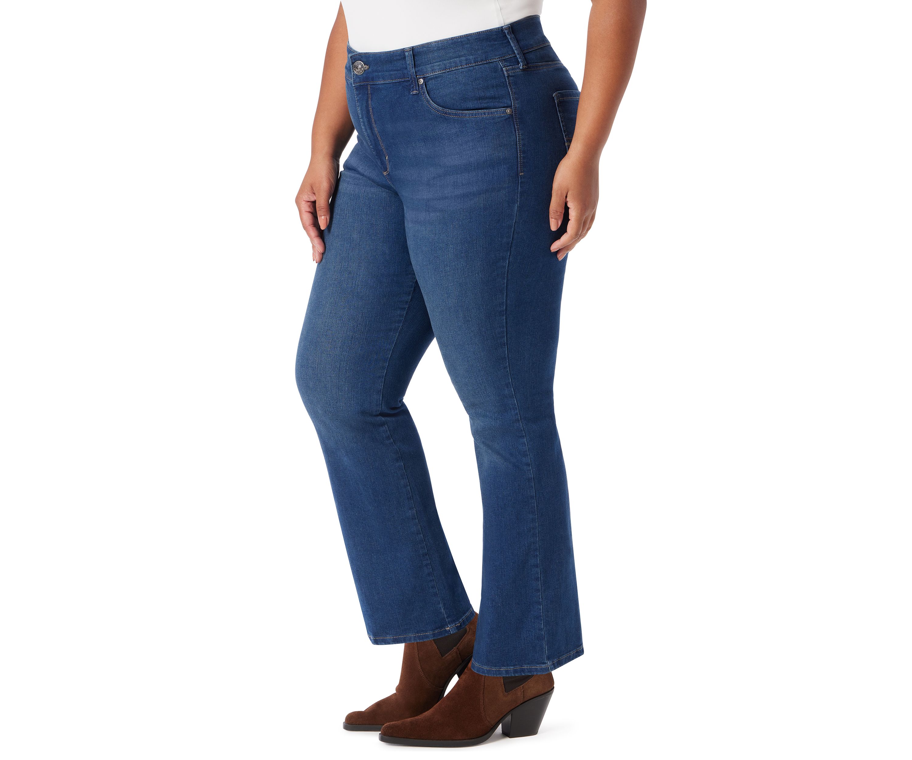 Plus Size Shape Effect Bootcut Jeans