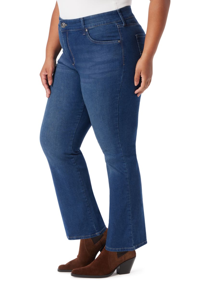 Plus Size Shape Effect Bootcut Jeans
