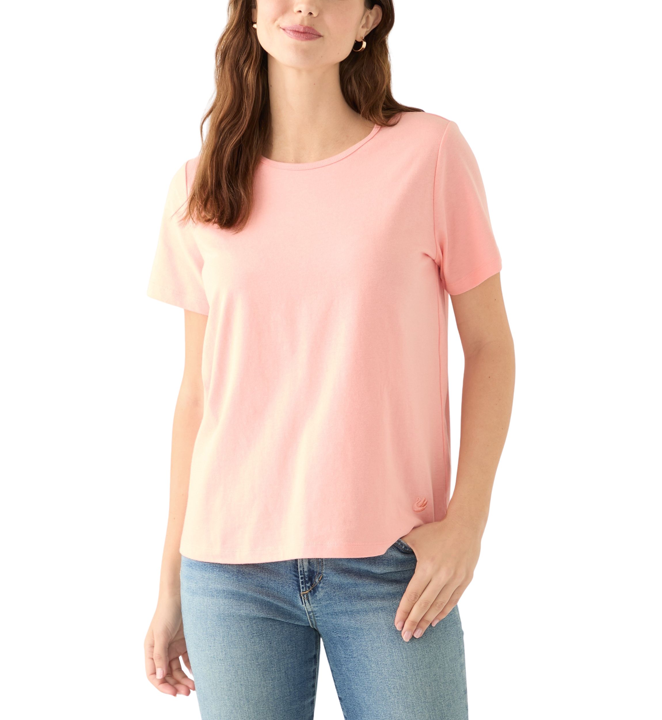 Womens Solid Amanda T-Shirt