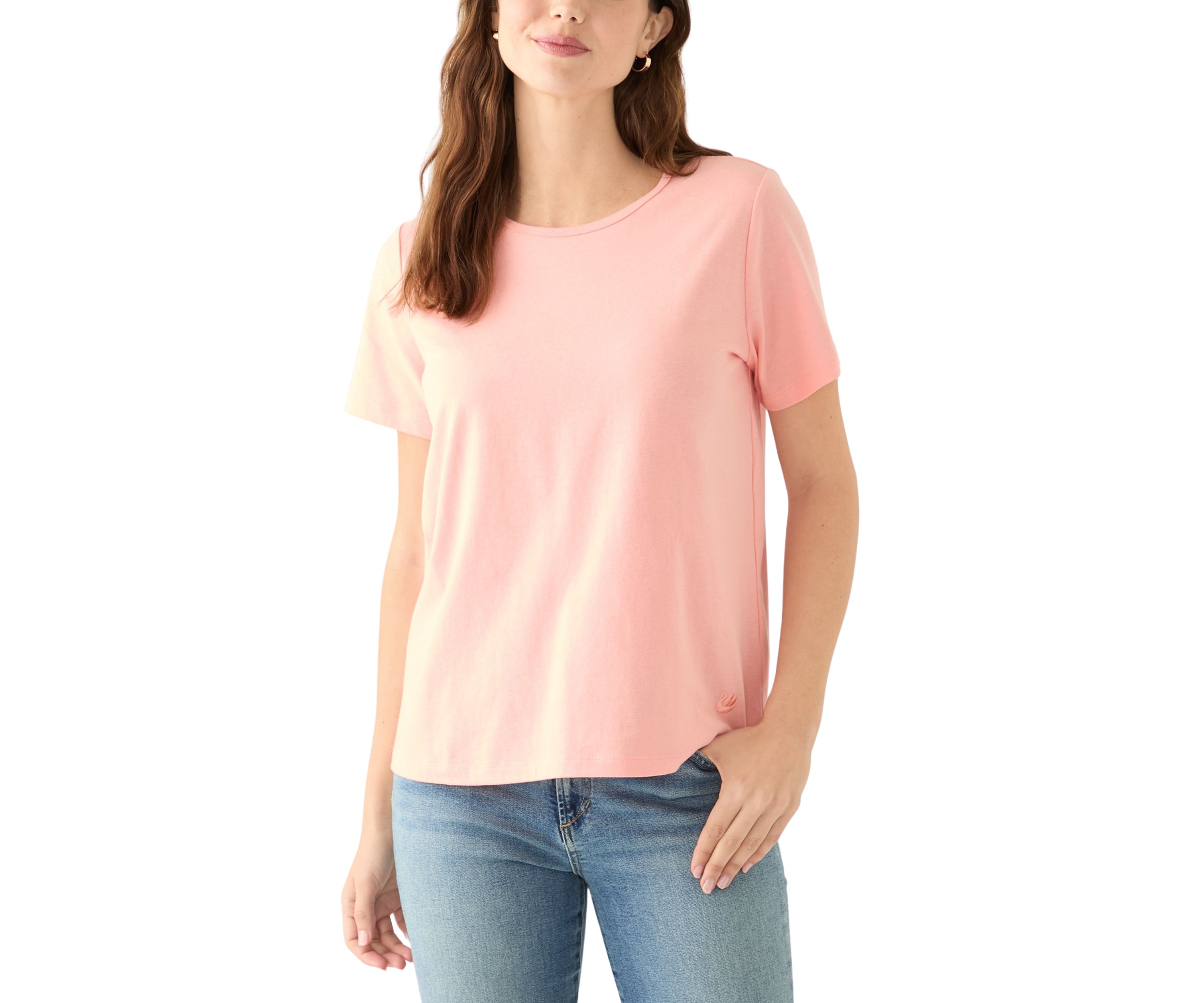 Womens Solid Amanda T-Shirt