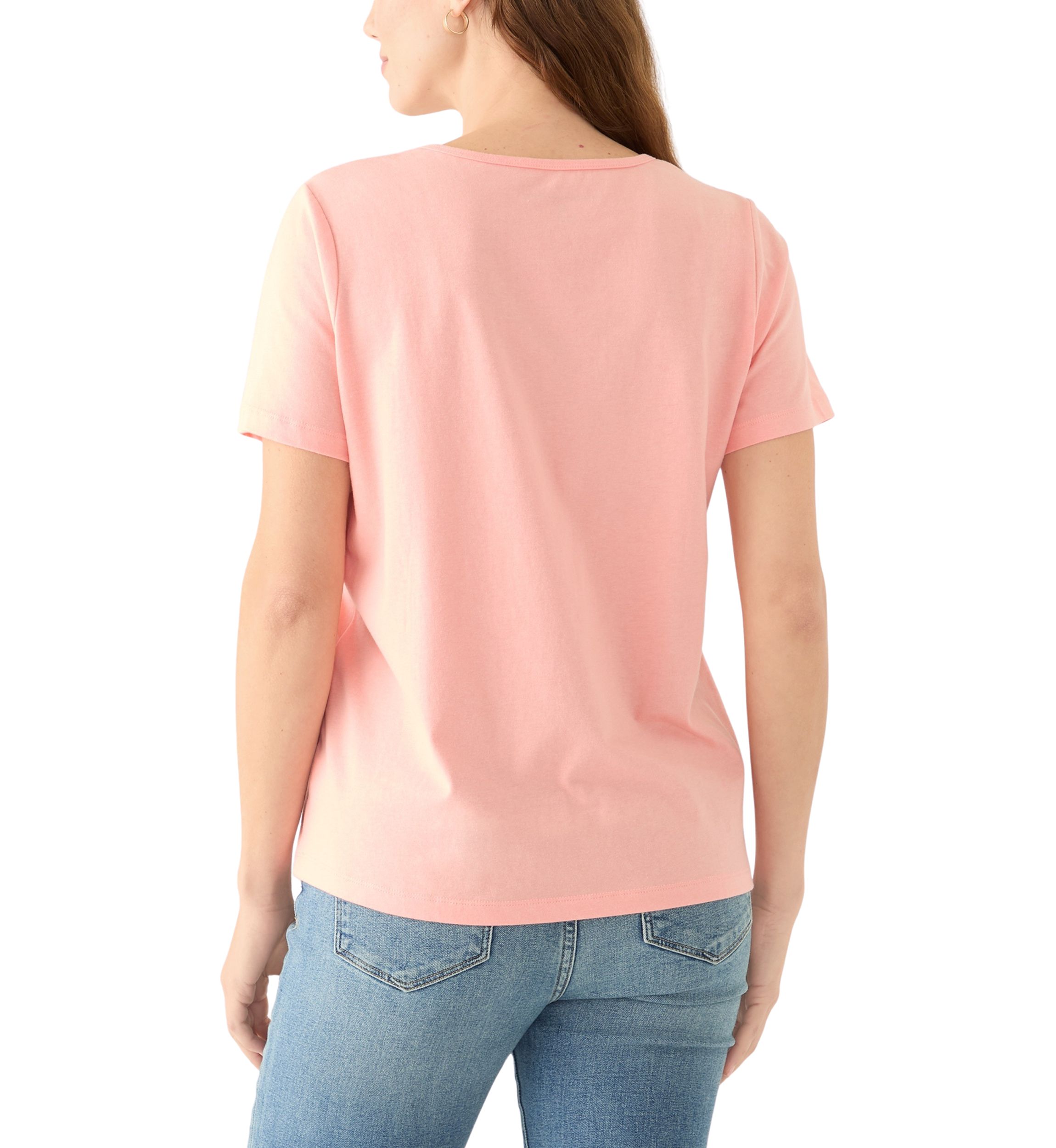 Womens Solid Amanda T-Shirt